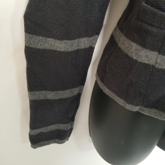 Ann Taylor Loft knit striped blazer cardigan sweater - Picture 3 of 8